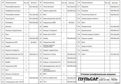 Клавиша выключателя ПУЛЬСАР 125-1400 (798-096-042)