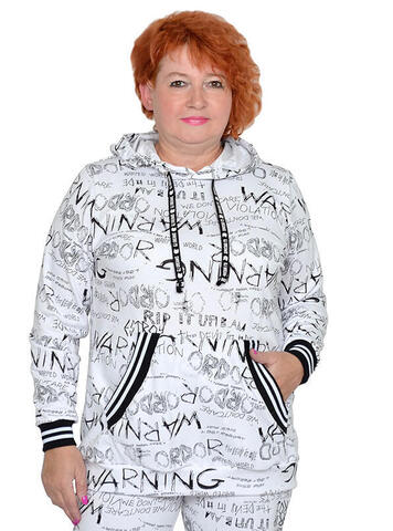 Худи из футера Гринвич