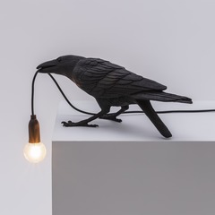 Настольная лампа Bird Black Playing