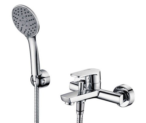 WasserKRAFT Dill 6101 Смеситель для ванны с коротким изливом, цвет: хром