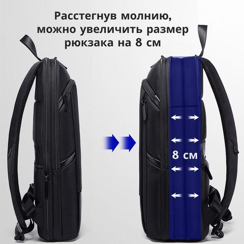 Картинка рюкзак городской Bange BG-77115S Black - 6