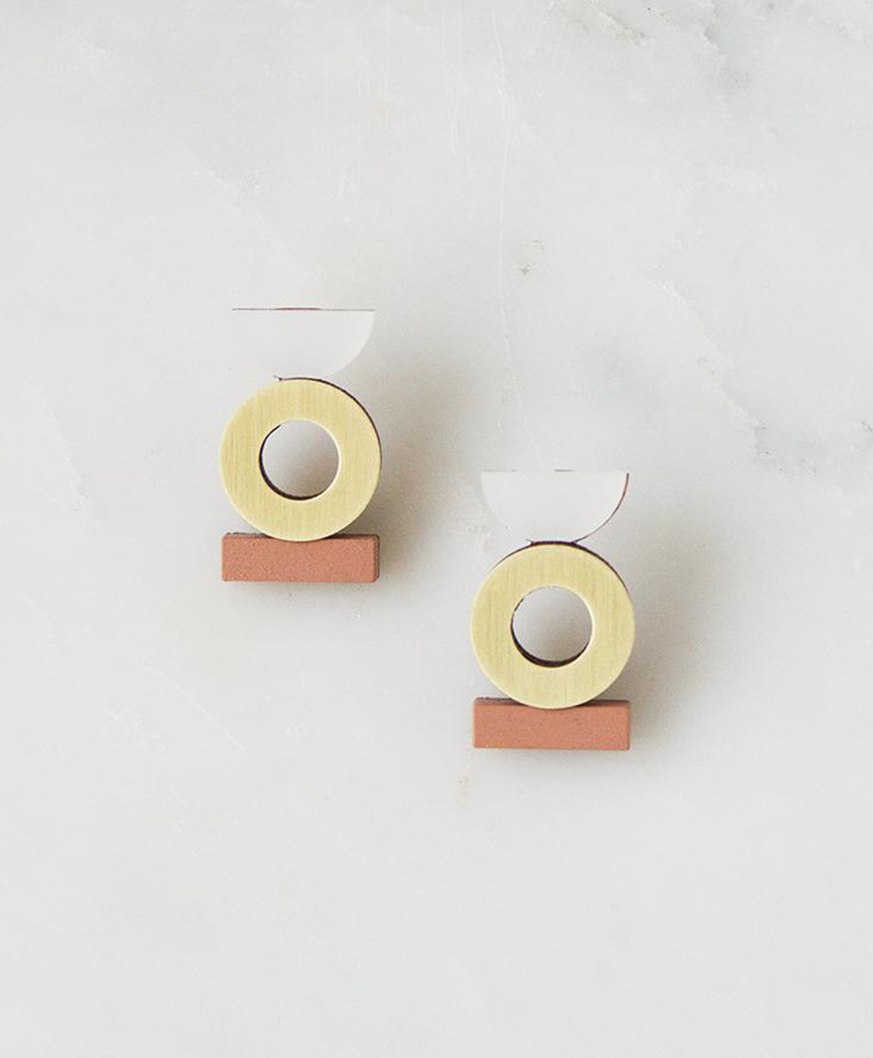 Серьги Memento Studs Blush