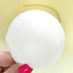 Плафон прозрачный D7см CLEAR/WHITE