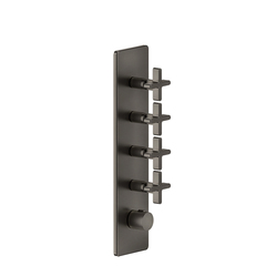 Gessi Inciso 58228#299 Встраиваемый термостатический смеситель на 4 источника, резьба 3/4