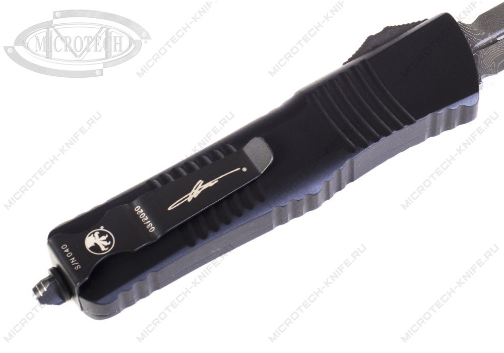 Нож Microtech Combat Troodon 142-16S Damascus