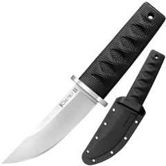 Фото Нож с фиксированным клинком Cold Steel Kyoto II Drop, сталь 8Cr13MoV, рукоять Kray-Ex, черный