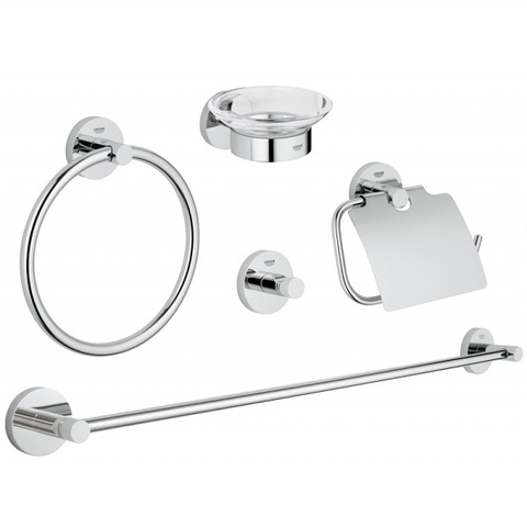 GROHE Essentials 40344001 Комплект аксессуаров для ванной