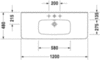 Duravit DuraStyle 2320120060 Раковина мебельная