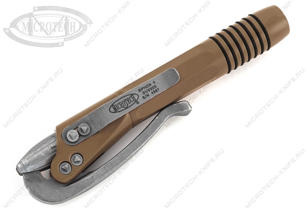 Тактическая ручка Microtech SIPHON II 401-SS-TAAP