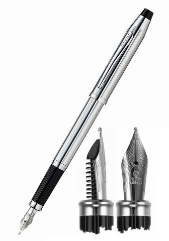 Ручка перьевая Cross Century II, Chrome CT, XF (3509-XS)