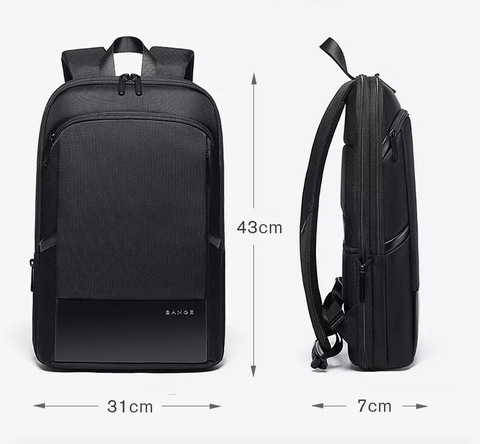 Картинка рюкзак городской Bange BG-77115S Black - 9