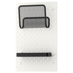Перфорированная доска IKEA SKADIS (СКОДИС), Белый, 36x56 см