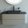 Duravit Happy D.2 Plus HP497109292 Тумба подвесная 408x1000x550мм под раковину, 2 ящика, цвет: stone grey satin matt