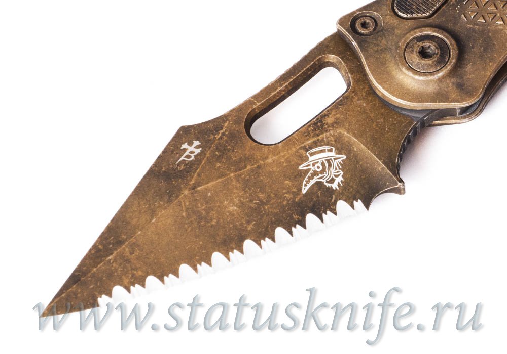 Нож Microtech Stitch Auto 169-3PLOBS Plague Outbreak Exclusive Serrated