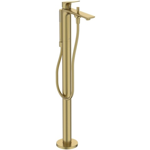 Ideal Standard La Dolce Vita BD673A2 Однорукоятковый напольный смеситель для ванны/душа PVD Brushed Gold (Шлифованное Золото)