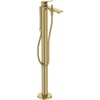 Ideal Standard La Dolce Vita BD673A2 Однорукоятковый напольный смеситель для ванны/душа PVD Brushed Gold (Шлифованное Золото)