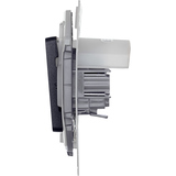 Переключатель одноклавишный IP44 - Legrand Inspiria - 10АХ 250В безвинтовые зажимы - антрацит — фото 5