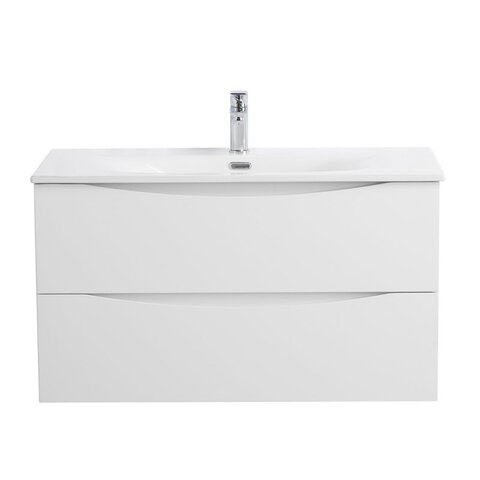 BelBagno Marino MARINO-CER-N-900-2C-SO-BO-P Тумба под раковину подвесная, 90x45.5, цвет: белый
