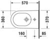 Duravit Starck 2 2255100000 Биде напольное
