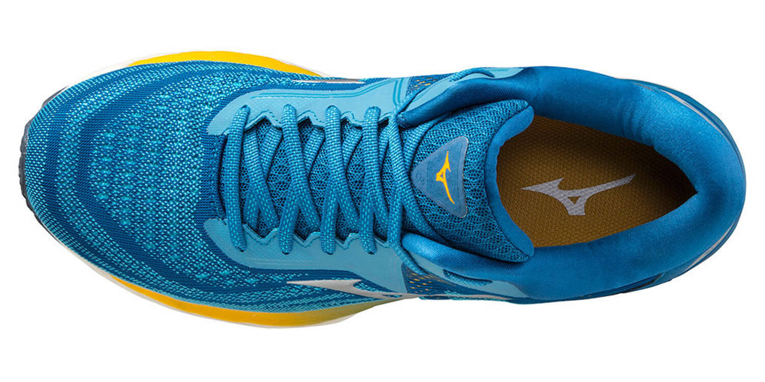 Mizuno Wave Sky 4 кроссовки для бега мужские синие - 4