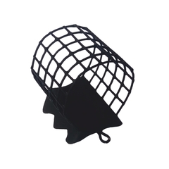 Груз-кормушка мет. X-FEEDER ME ALLIGATOR MIDDLE 100 г (40 мл, цвет Matt Black, сварная сетка)  10 шт/уп.