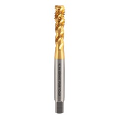 Метчик М10х1,5 (Машинный, винт.) DIN371 HSSEPM-TiN 6h C/2-3P R45 100мм a=8,0 H-Tools 30136THT