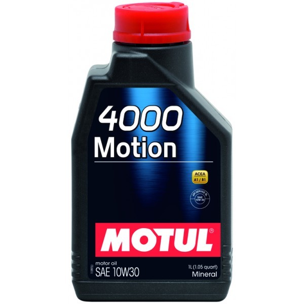 Motul 4000 Motion 10W30 Mineral Минеральное моторное масло