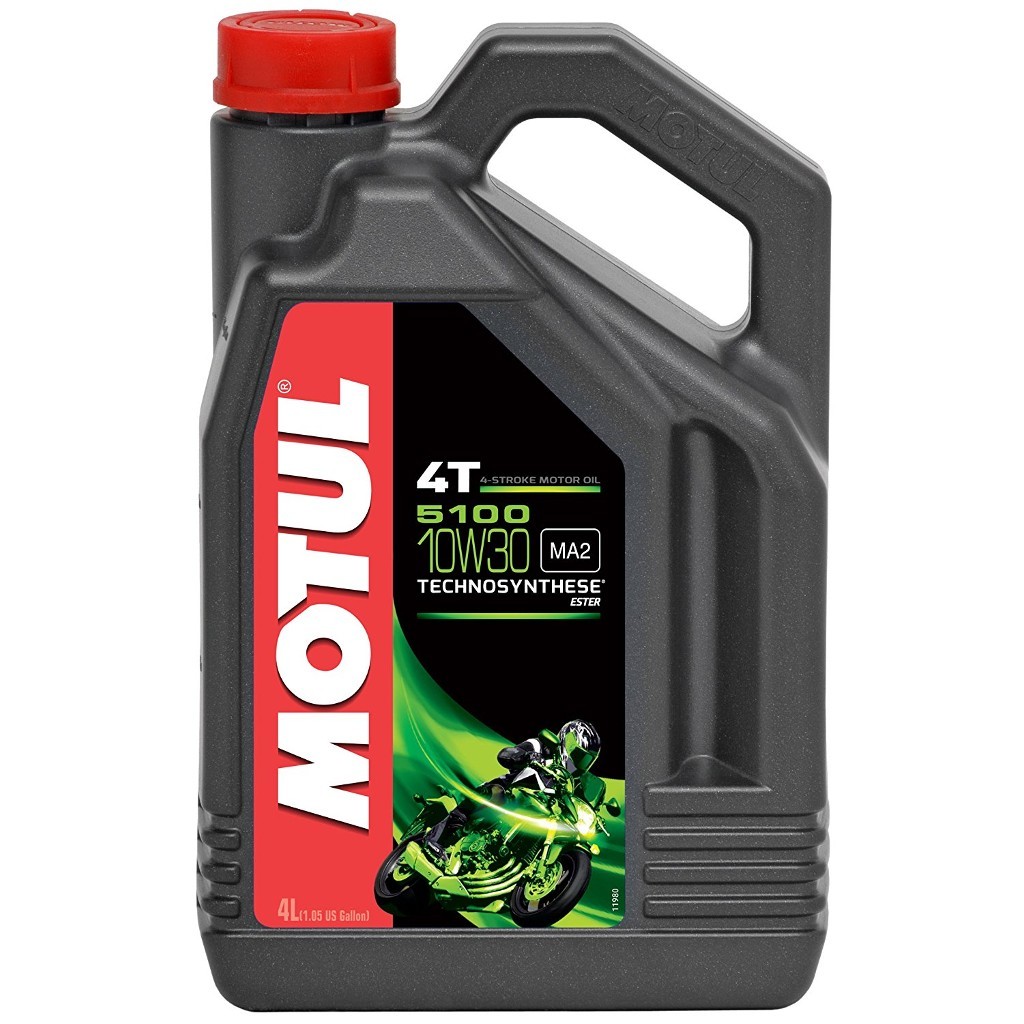 Motul 5100 4T 10W30 Полусинтетическое моторное масло для мотоциклов