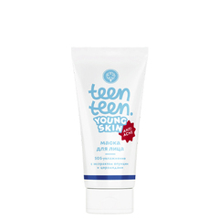 Маска для лица SOS-увлажнение с экстрактом опунции и церамидами Teen Teen Young Skin Anti Acne ТМ Мануфактура Дом Природы