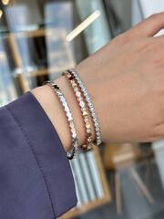 Браслет тонкий BEE Chaumet BEE white/yellow VGOLD