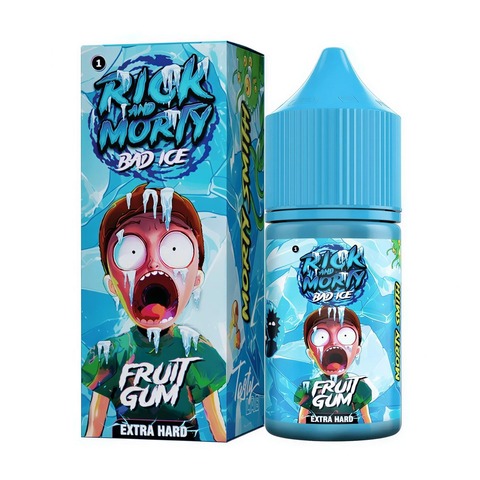 Rick & Morty Bad Ice Salt 2% Extra HARD 30 ml - Фруктовая Жвачка