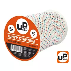 Шнур стартера в бухте UNITED PARTS 5,0мм 30м (нейлон) (241-611)