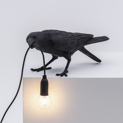 Настольная лампа Bird Black Playing