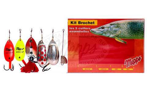 Набор Mepps Aglia Kit BROCHET