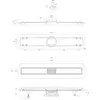 BelBagno Luce BB-LD-LUCE-60-NERO Душевой лоток, цвет: чёрный