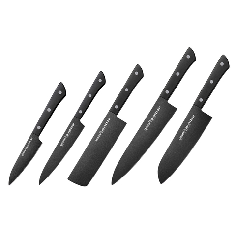 Комплект из 5 кухонных ножей Samura Shadow 223631023