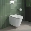 BelBagno Due BB7107CHR/SC Унитаз подвесной безободковый, с сиденьем дюропласт soft close, цвет: белый