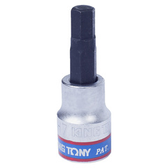 KING TONY (302507) Насадка (бита) торцевая 3/8", L = 50 мм, HEX, 7 мм