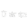 Am.Pm CCC50A1700SC Inspire V2.0 подвесной унитаз с интегрированным электронным биде TouchReel