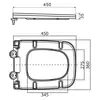 BelBagno Ardente-C BB3202SC-MB Сиденье дюропластовое с металлическим креплением, с механизмом Soft Close, цвет: чёрный