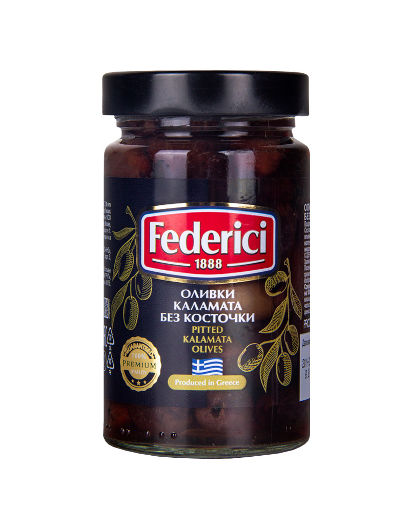 Оливки Каламата Federici без косточки 290 г