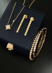 Браслет тонкий BEE Chaumet BEE white/yellow VGOLD