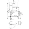 Ideal Standard Ceraplan BD215AA Смеситель H75 для раковины с металлическим донным клапаном