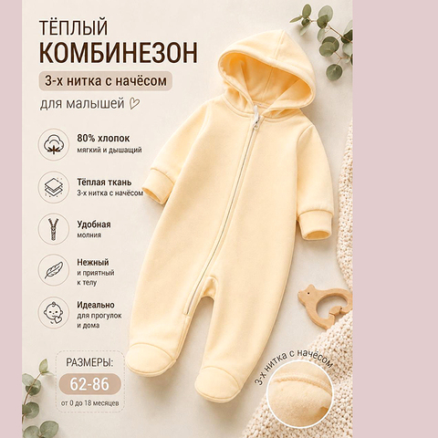 Комбинезон хл/начес (62-86) 260815-R1483