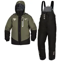 Костюм-поплавок мужской зимний "Rescuer II comfort" -40, hardguard, бирюза (зеленые молнии), ХСН