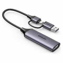 Устройство видеозахвата  UGREEN CM716 (25854) HD USB 1080P Video Capture Device - Grey