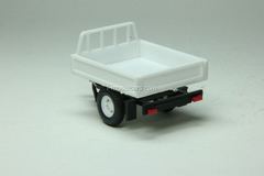 Trailer Bison (without awning) white Agat Mossar Tantal 1:43