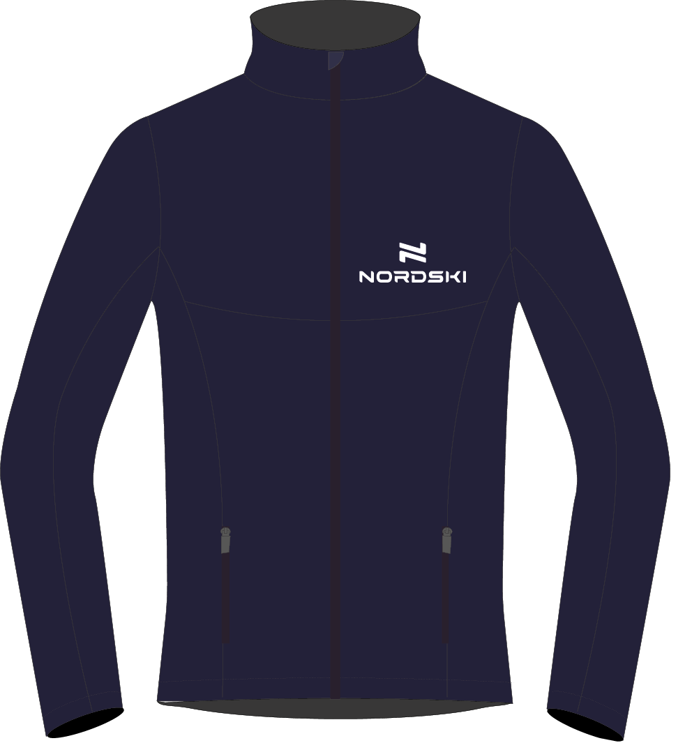 Nordski Motion мужская разминочная куртка blueberry - 4