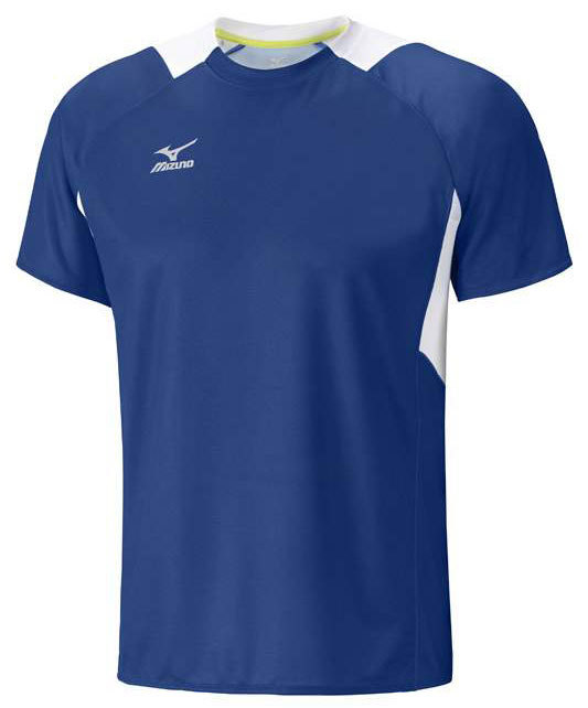 Mizuno Trad Tee мужская беговая футболка синяя