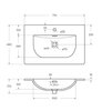 BelBagno Marino MARINO-CER-N-600-2C-SO-BL-P Тумба под раковину подвесная, 60x45.5, цвет: белый